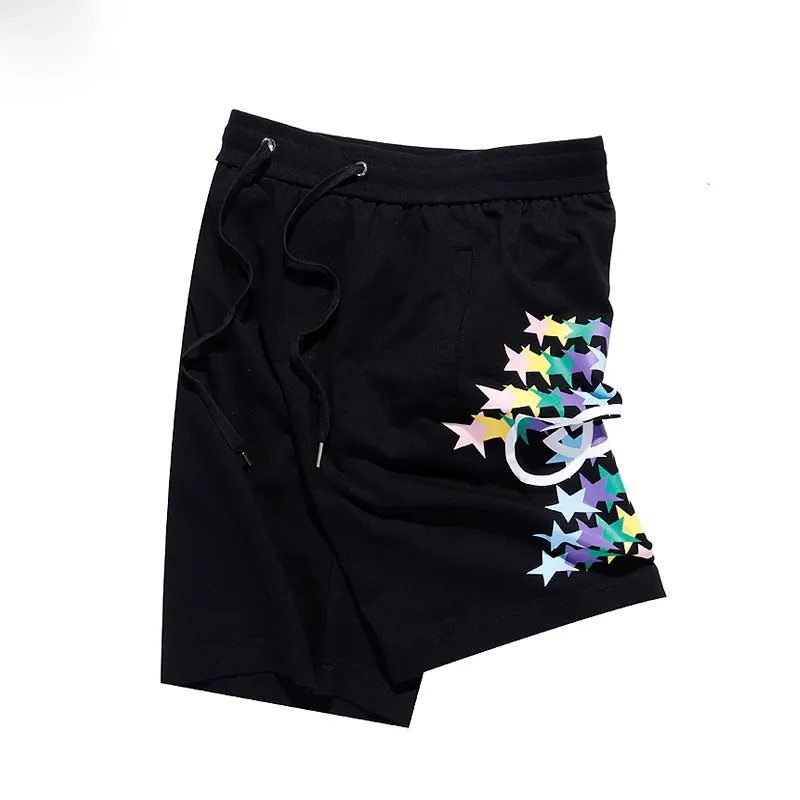 Moda para hombre Pantalones cortos Diseñador Pantalones de playa de verano Jóvenes Estudiantes Patrón Imprimir Ropa informal suelta Tamaño M-2XL