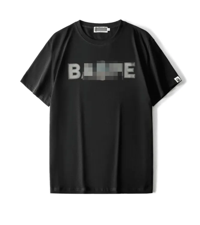 Bap APE 半袖メンズ Tシャツコットンクラシックメンズクルーネック Baps アスレチックジム Tシャツプルオーバーカジュアル速乾スリムフィットトップ