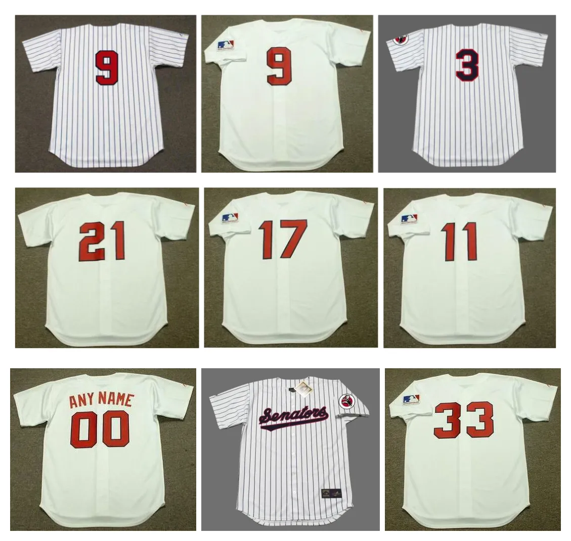 Throwback Washington CURT FLOOD Baseballtröjor Senatorer ED BRINKMAN DENNY McLAIN FRANK HOWARD GIL HODGES MIKE EPSTEIN TED WILLIAMS TOBY HARRAH