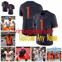 Ncaa College Jerseys Illinois Fighting Illini 3 Marquez Beason 35 Jake Hansen 4 Ricky Smalling 40 Shammond Cooper Custom Football Stitched