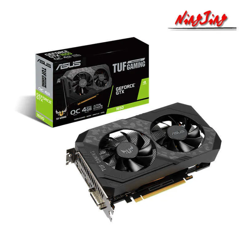 ASUS TUF GTX1650 O4GD6 P GAMING New 12nm DUAL GTX 1650 4G 12 Gbps  