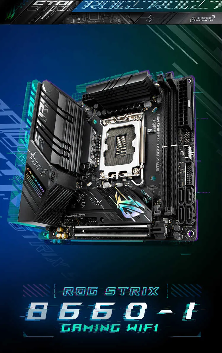 ASUS ROG STRIX B660 IゲームWiFiマザーボードDDR5 RAMサポートIntel 12600KF/12700 CPU LGA 1700を¥45,675 | DHgate ASUS ROG STRIX B660 IゲームWiFiマザーボードDDR5 RAMサポートIntel 12600KF/12700 CPU LGA 1700を¥45,675 | DHgate