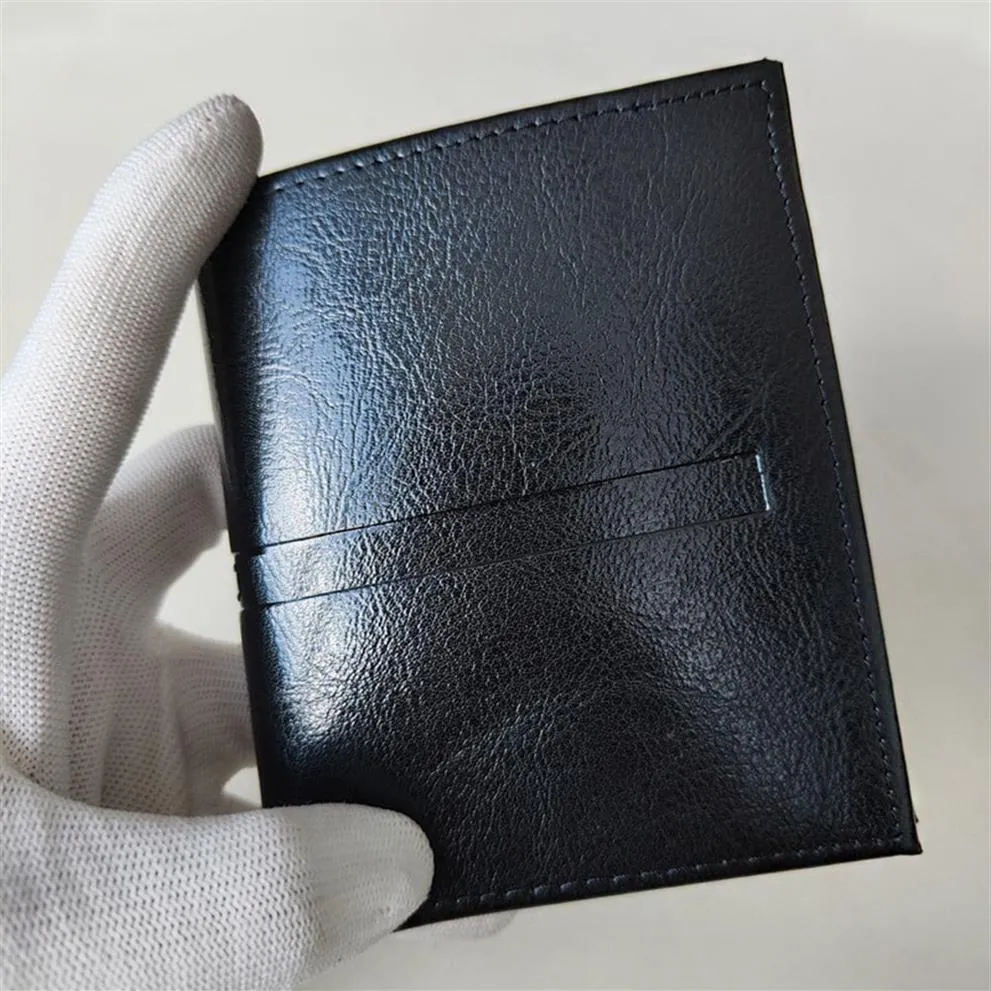 Klasyczne męskie portfel karty kredytowej Pochodnik przenośny klip gotówkowy Wysokiej jakości skórzany biznes torebka monety niemieckie torebka rzemieślnicza z B2048
