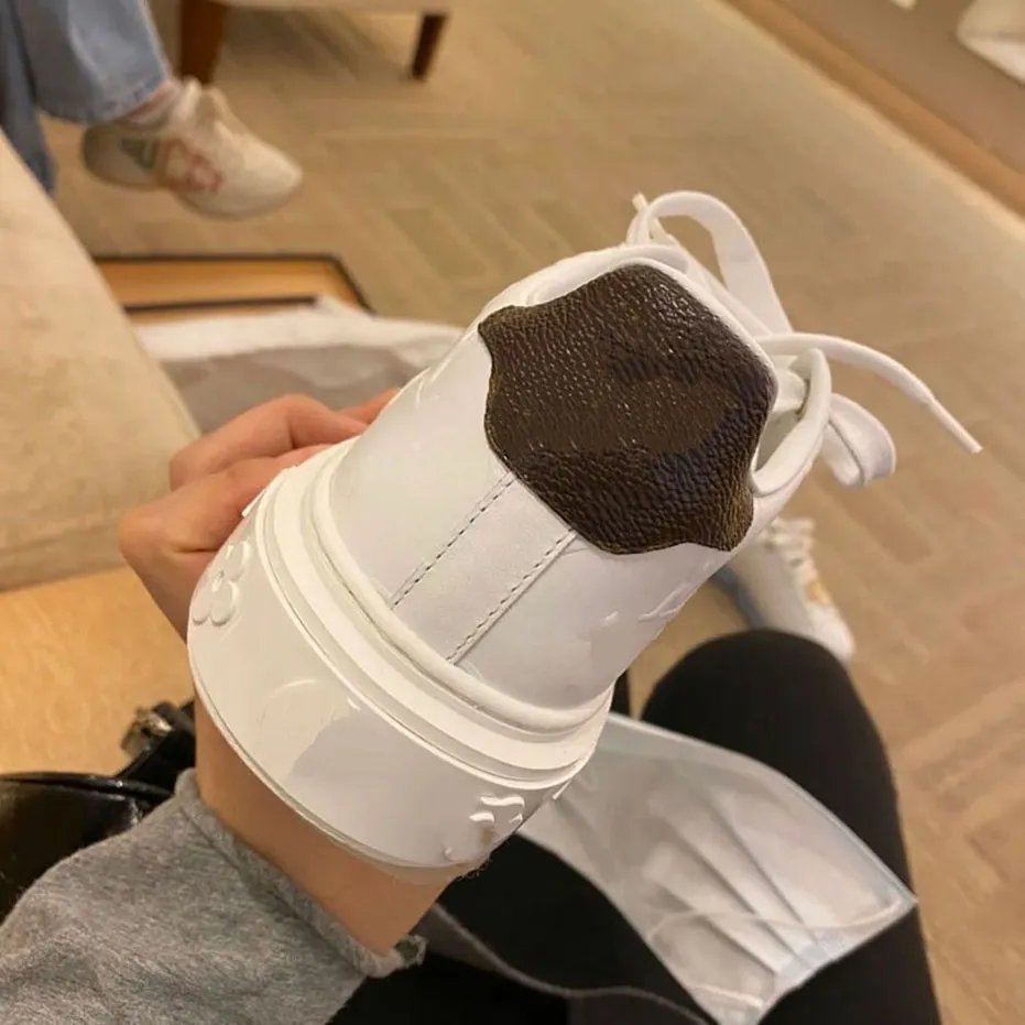 Shoes Fashion Sneakers Men Women Leather Flats Luxury Designer