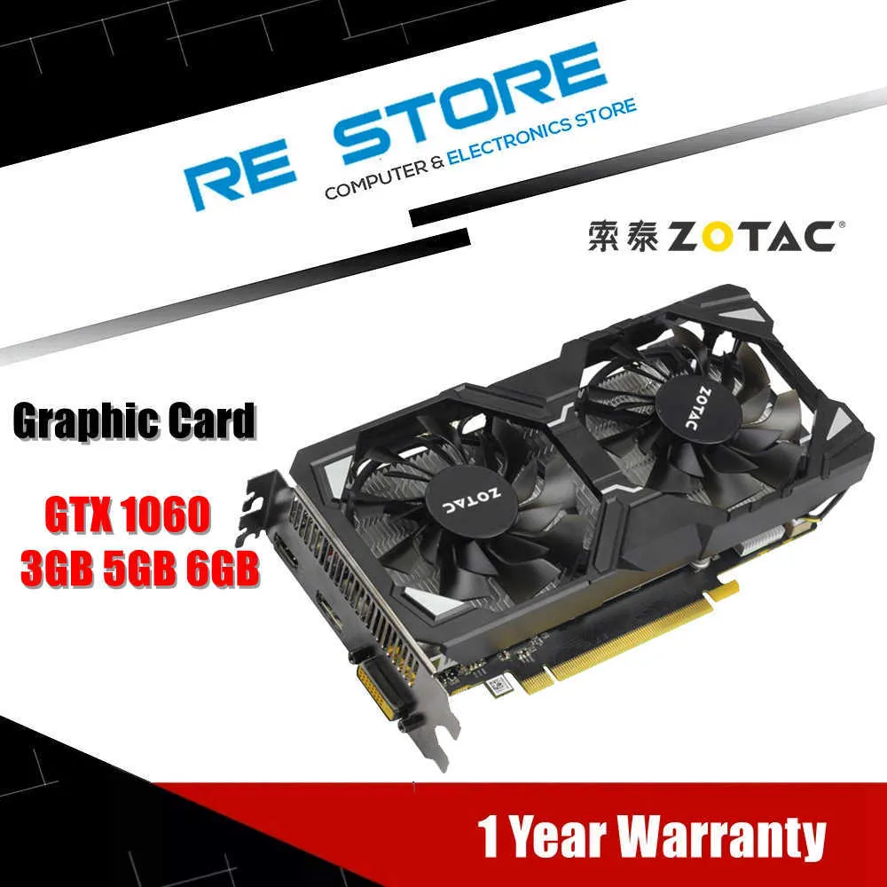 ZOTAC GAMING Graphic Card GTX 1060 3GB 5GB 6GB Video Cards GPU