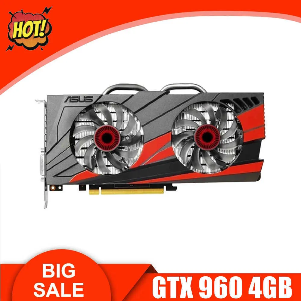 تستخدم بطاقة ASUS Graphic GTX 960 4GB 2GB 128BIT GDDR5 بطاقات الفيديو GTX960 GPU