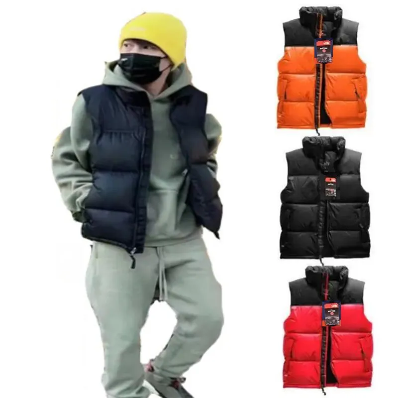 Męskie kamizelki kamizelki kamizelki kamizelki męskie wzory Zimowe w dół kamizelki unisex kurtka puffer na zewnątrz ciepłe pióra pióra parka zewnętrzna m-4xl