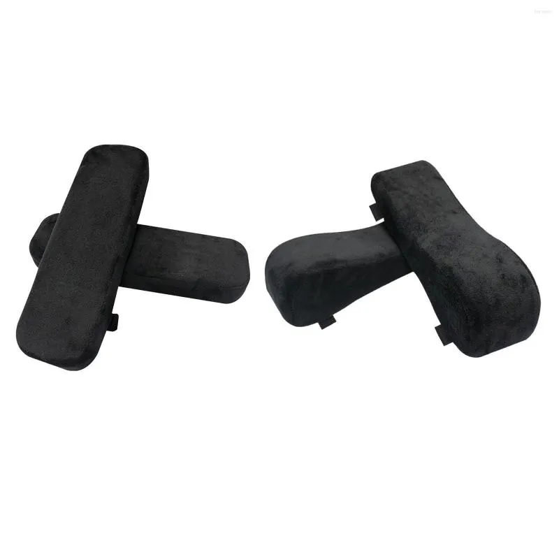 Set di 2 cuscini per braccioli per sedia, in memory foam, facile da fissare, per braccioli a gomito, per giochi in ufficio