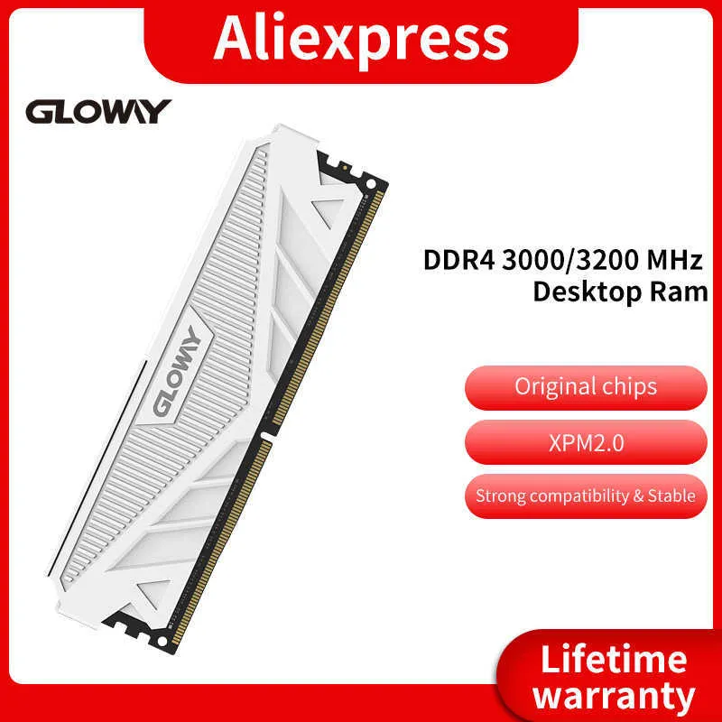 Gloway DDR4 8 GB 3000 MHz 3200 MHz 8 GB 16 GB so dimmbarer Desktop-Speicher RAM DDR4 mit Kühlkörperspielen