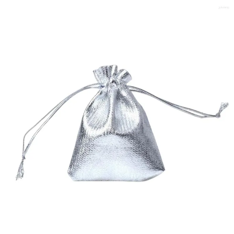 Confezione regalo Borse per gioielli lucide riutilizzabili con sacchetti con coulisse Artigianato fai-da-te per le celebrazioni della festa di nozze di Natale