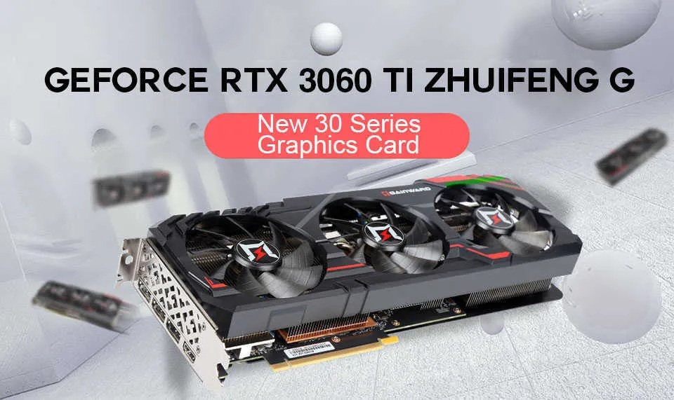 Gainward RTX 3060 Ti 8GB GDDR6 ゲーミング グラフィックス カード
