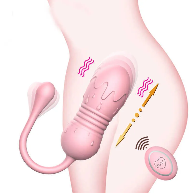 Skönhetsartiklar vibrerande ägg vaginal massager för kvinnor g-spot stimulator hopp fjärrkontroll 8 hastighet sexig produkt leksak vuxen leksaker