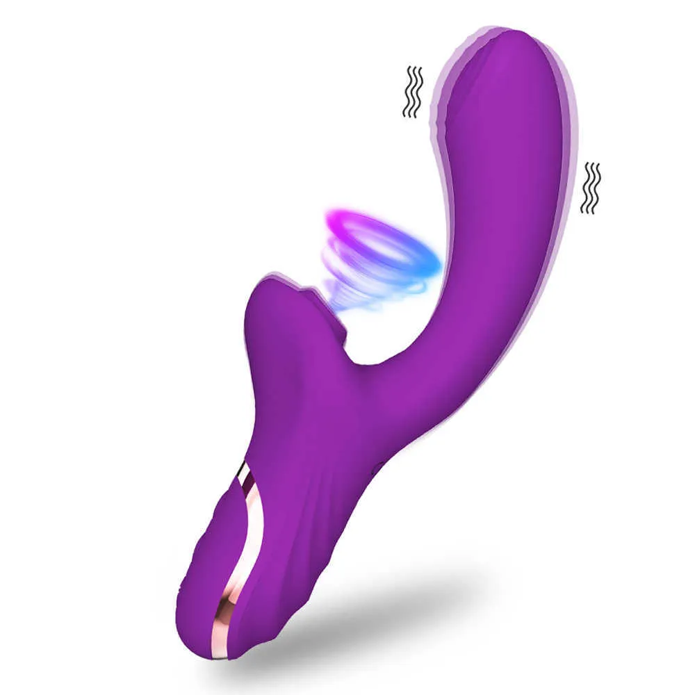 Beauty Items Leistungsstarker 2-in-1-20-Modi-Klitoris-Saugvibrator für Frauen, G-Punkt-Klitoris-Klitoris-Sauger, Vakuum-Stimulator, Dildo, sexy Spielzeug