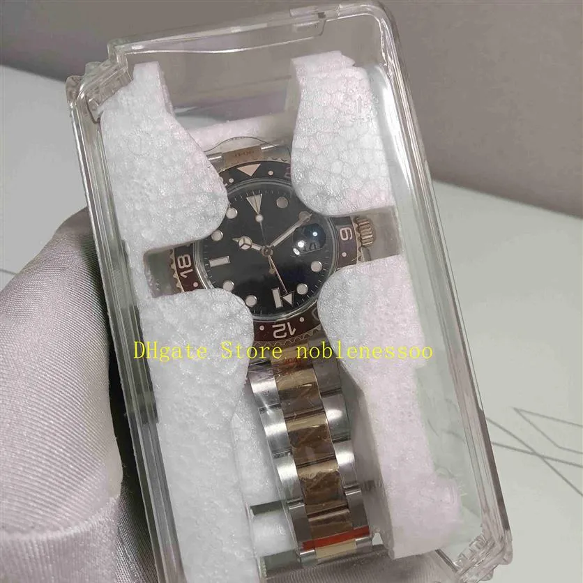 Real Po GM Factory Cal 3285 Movement Automatic Watch Men's II Root Beer Two-Tone Rose Gold 126711Chnr Sapphire Glass 1267121p