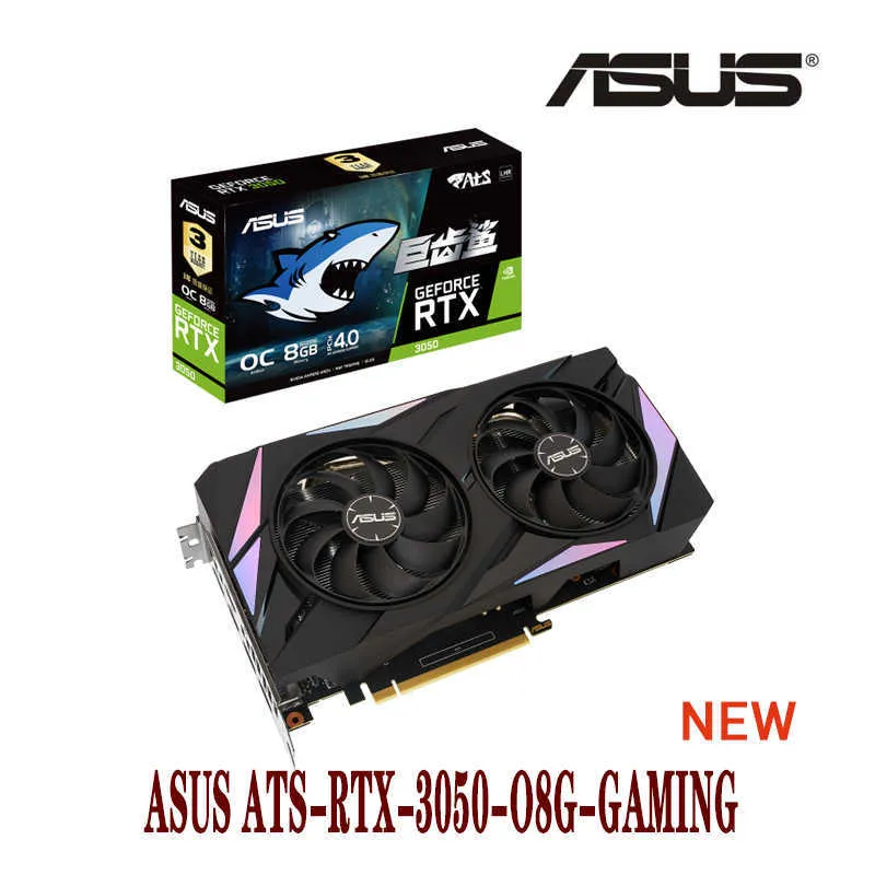 ASUS ATS RTX3050 O8G Gaming RTX 3050 Ondersteuning AMD Intel Desktop CPU LHR NIEUW