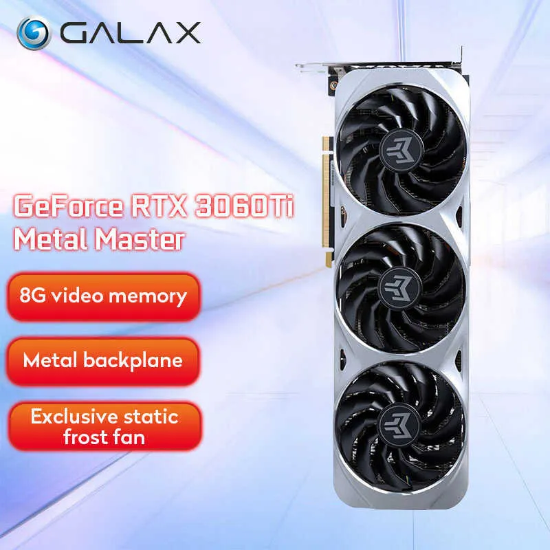 NY GALAXY GEFORCE RTX 3060 TI 8GB GDDR6 RTX3060TI 8G LHR GPU GDDR6X Support Intel Desktop CPU LHR