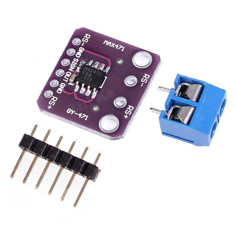 DC 3.3V MAX471 GY-471 3A Gamma Modulo Sensore di Prova di Tensione di Corrente Professionale Per Arduino Carico Consuma Bordo