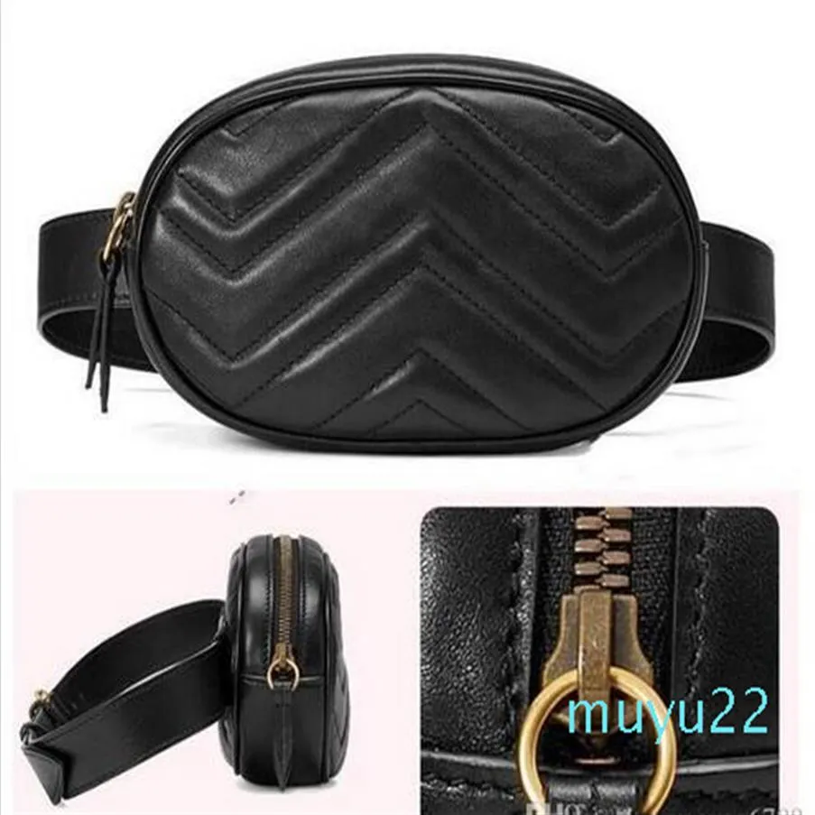 Designer -Fashion Pu Leather Handväskor Kvinnor Väskor Fanny Packs Famous Midje påsar Handväska Lady Belt bröstväska Crossbody Bag4 Colors T359G