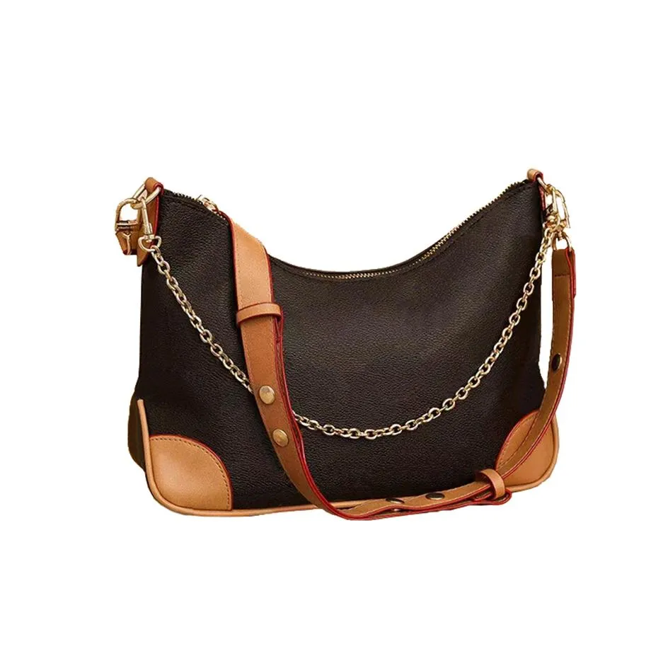 Mais recente designer hobos saco de ombro para mulheres bolsas de bolsa de bolsa de crossbody com corrente e stap287i