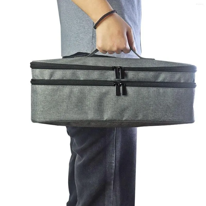 Aufbewahrungstaschen Tragbarer Haartrockner Großer Make-up-Koffer Staubdichte Schutztasche für die Geschäftsreise nach Hause