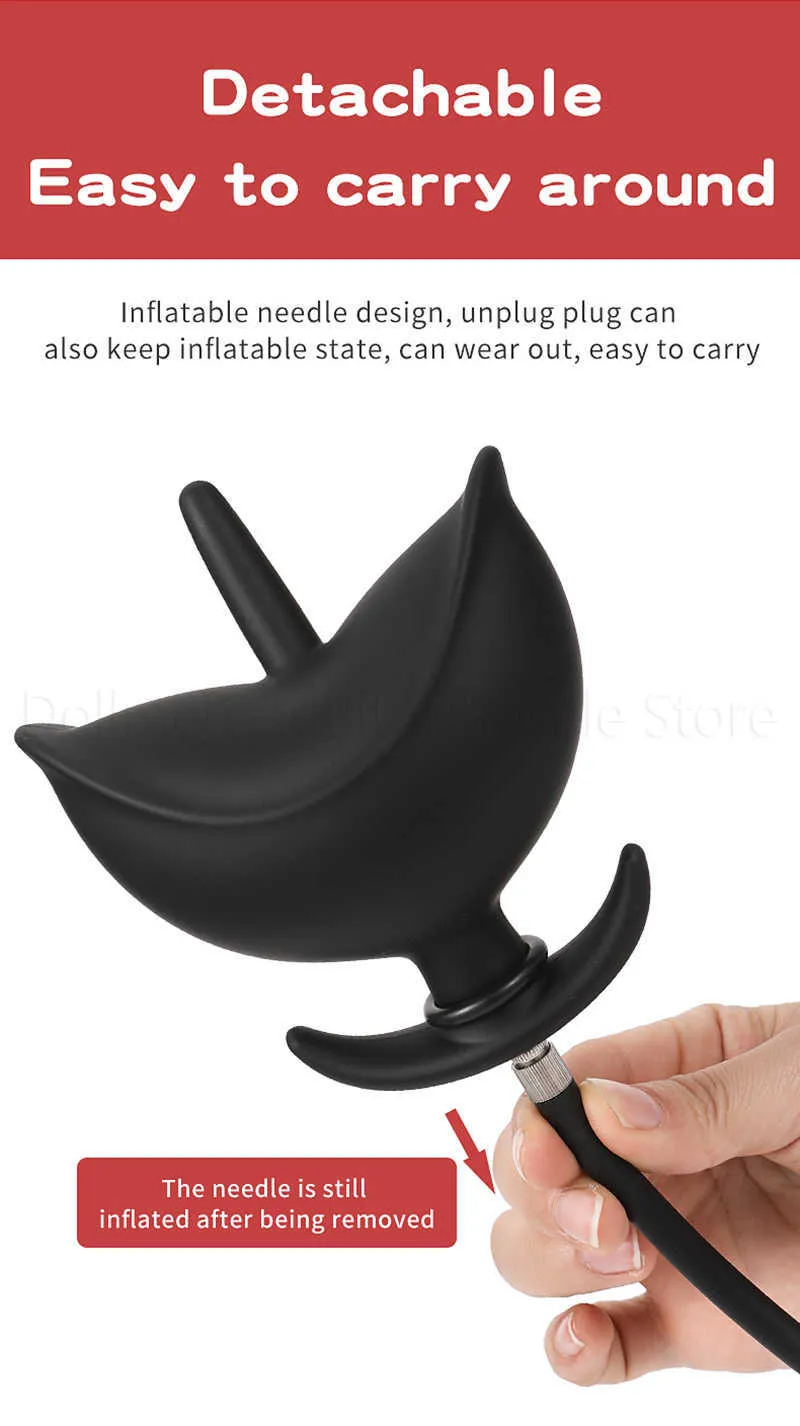 Silicone Inflatable Plug Anala With Metal Ball ... From Beimei20170707,  $39.21 | DHgate.Com
