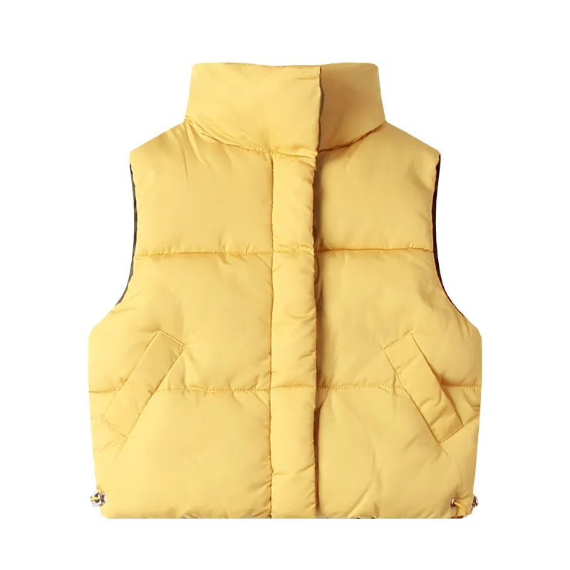 2023 Children's Sleeveless Warm Vests Winter Down Waistcoats Athletic & Outdoor Apparel