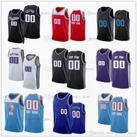 Custom Printed Diamond 75th Basketball Jerseys 2022 New City Blue Black White Red Jersey Message Any number and name on the order185B