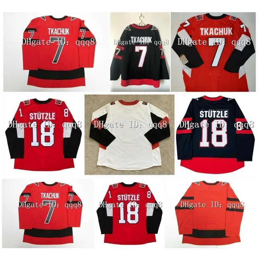 Q888 7 Brady Tkachuk Hockey Jersey 72 Chabot 28 Connor Brown 19 Drake Batherson 18 Tim Stuetzle 9 Josh Norris 2 Artyom Zub 22 Nikita