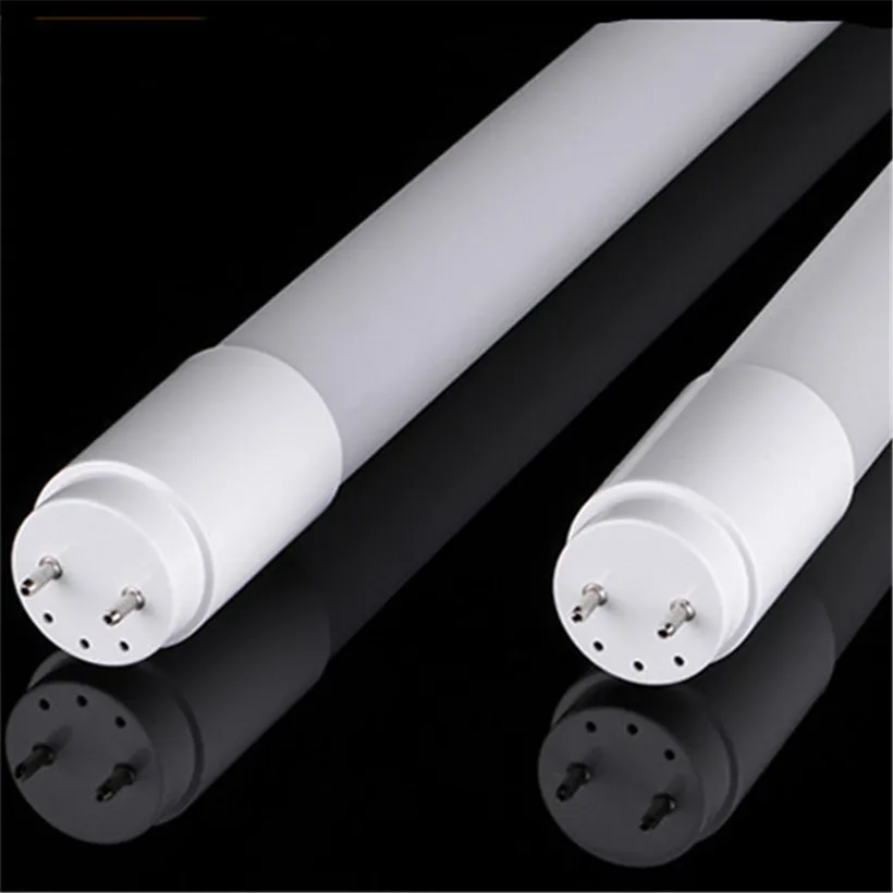 Tubes LED T8 Nano PC 5 pieds 4 pieds 22W AC85-260V 130LM/W G13 lumières entièrement en plastique SMD2835 2 broches lampes fluorescentes de remplacement 1200mm 250V ampoules circulaires à barre linéaire blanc froid