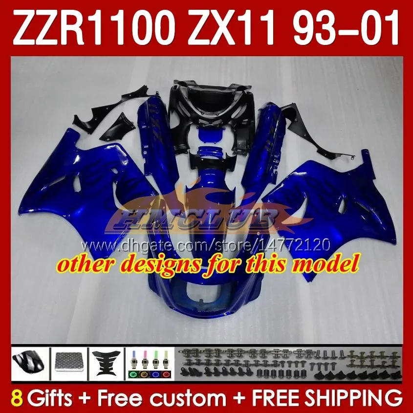 Blue Silvery Kawasaki Zzr600 Body Kit For Kawasaki Ninja ZX Blue Silvery Kawasaki Zzr600 Body Kit For Kawasaki Ninja ZX