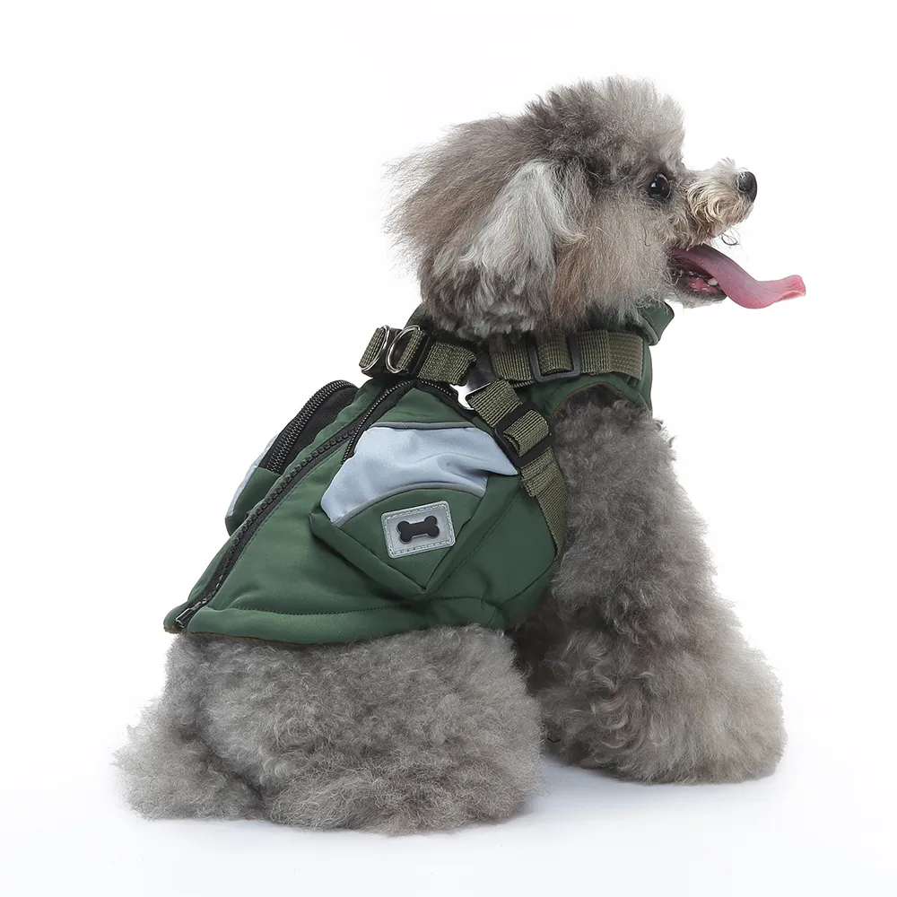 2 in 1 harness dog coat sale