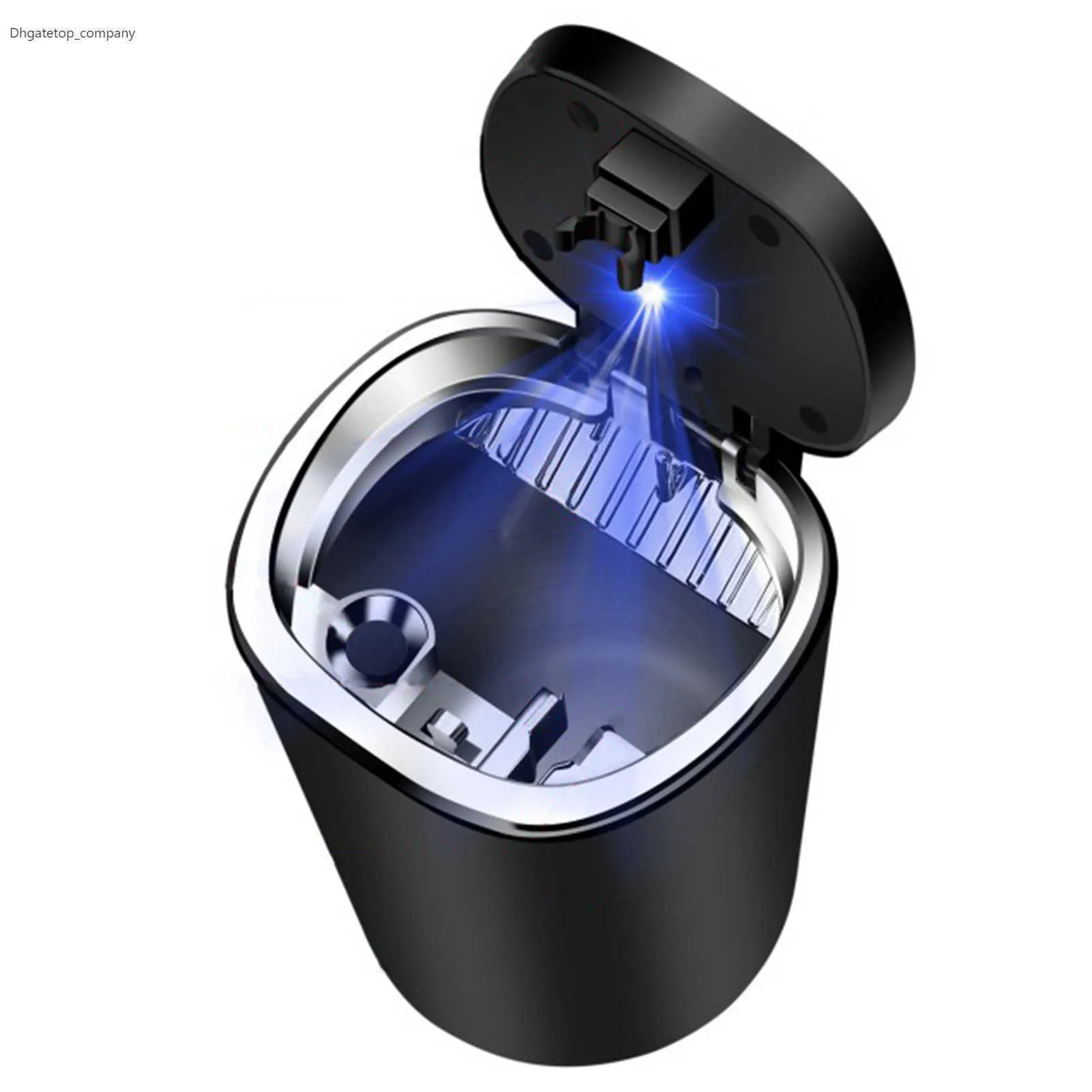 Sugcars Car Ashtray With LED Light, Car Ashtrays For Cup Holder Smell Proof, Mini Car Trash Can, Universal Vehicle Cup Holder Air Vent