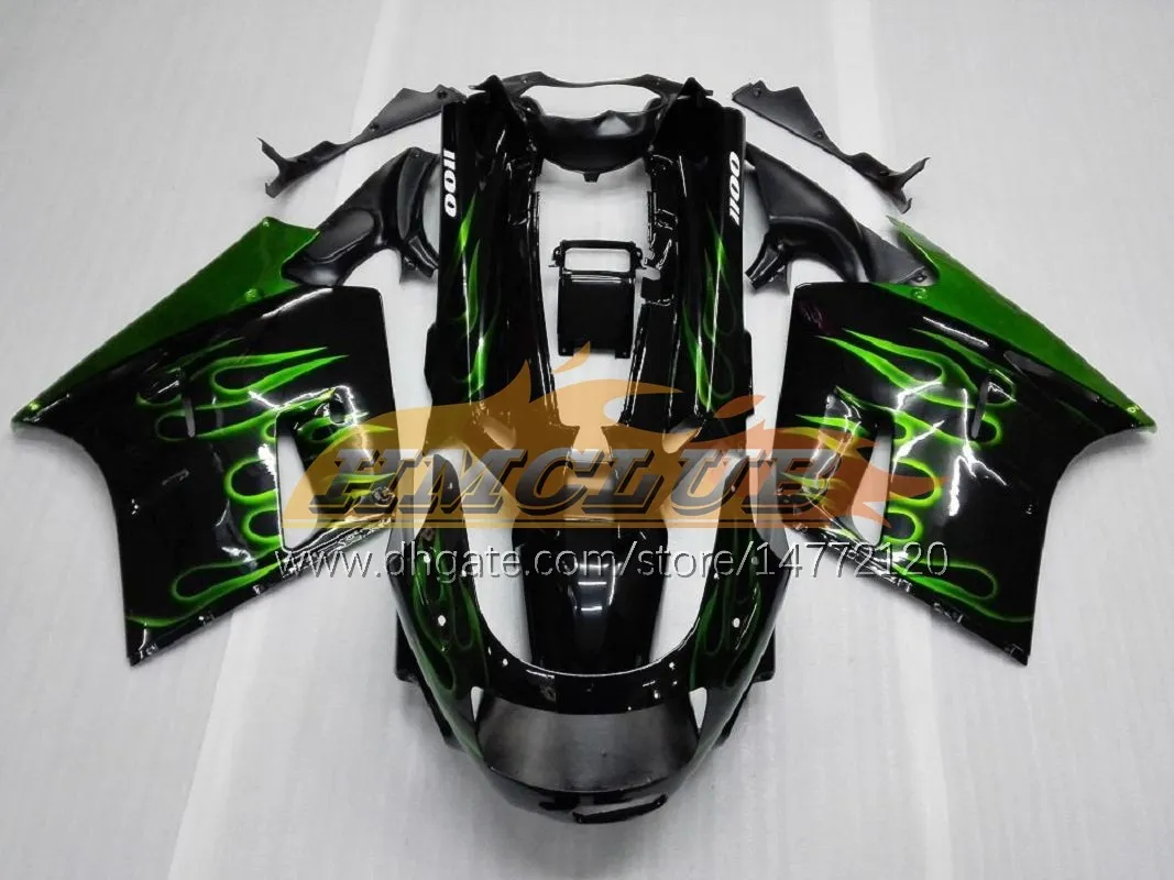 Green Flames 2003 Kawasaki 636 Fairings For Kawasaki Ninja Green Flames 2003 Kawasaki 636 Fairings For Kawasaki Ninja