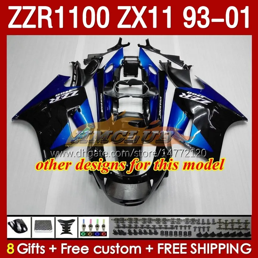 Blue Silvery Kawasaki Zzr600 Body Kit For Kawasaki Ninja ZX Blue Silvery Kawasaki Zzr600 Body Kit For Kawasaki Ninja ZX