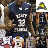 Shirts Custom North Florida UNF Ospreys Basketball Jersey NCAA College Carter Hendricksen Garrett Sams Ivan Gandia-Rosa J.T. Escobar Wajid Aminu