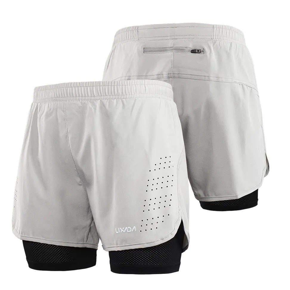 pantaloncini da corsa da uomo 2in1 ad asciugatura rapida traspiranti allenamento attivo esercizio da jogging pantaloncini da ciclismo con fodera più lunga cs y8253lgys311d