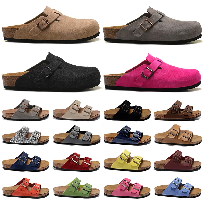 2024 heren dames designer sandalen Zachte slides Desert Dust Zwart Grijs Wit Zacht Roze heren woody slider indoor outdoor schoenen