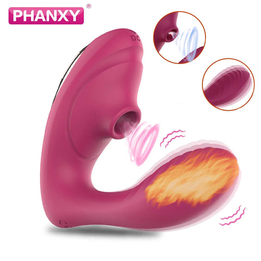 Produkty kosmetyczne Fanxy Vagina Ssanie wibratorów kobiet 20 trybów seksowne zabawki dla kobiet doustne g-punkt łechtaczka stymulator dildo Dildo dorosłych 18