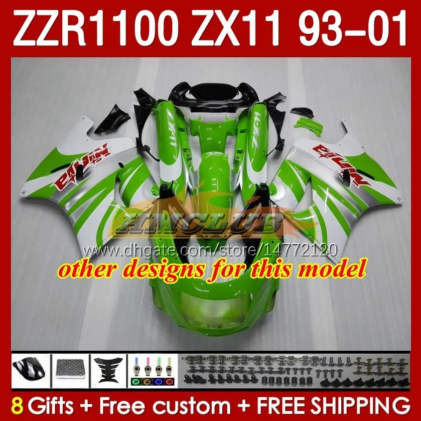 Blue Silvery Kawasaki Zzr600 Body Kit For Kawasaki Ninja ZX Blue Silvery Kawasaki Zzr600 Body Kit For Kawasaki Ninja ZX