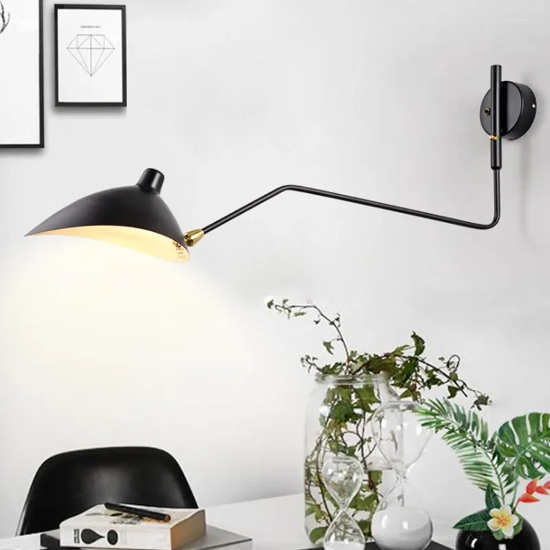 Wall Lamp Creative Living Room Bedroom Office Cafe Light Restaurant Bar Sitting Study Retro Nordic Ight