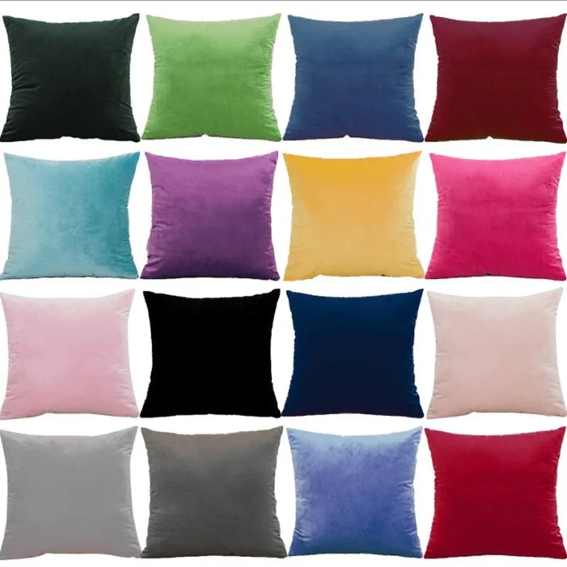 Velvet pillow case Pillowcase Home Sofa Car Cushion Pillows cover Without insert RRC855