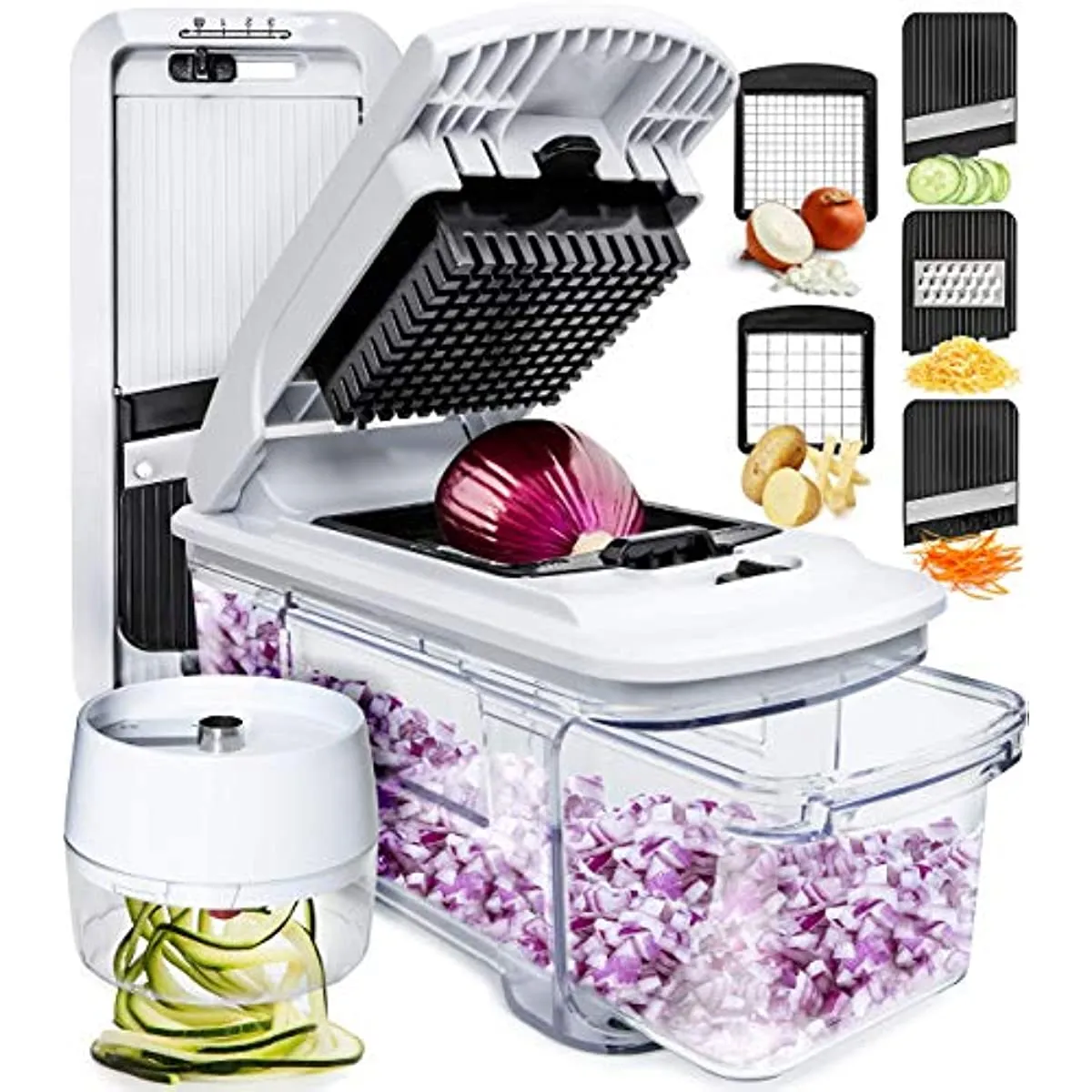 All-star All-in-one Vegetable Crusher trituratore per formaggio taglia frutta e verdura a cubetti comodo e veloce