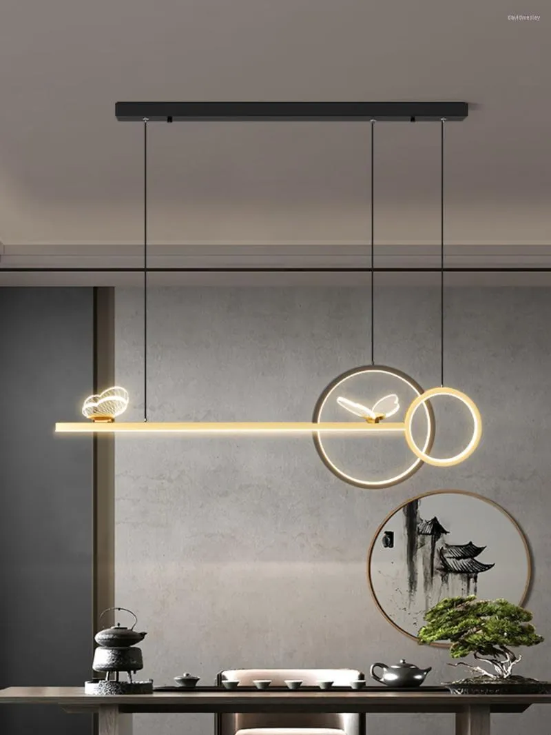 Lâmpadas pendentes Lâmpada de jantar Lâmpada moderna minimalista nórdica Luxury Bar Counter 2023 Chandelier Design Creative Starry Sky