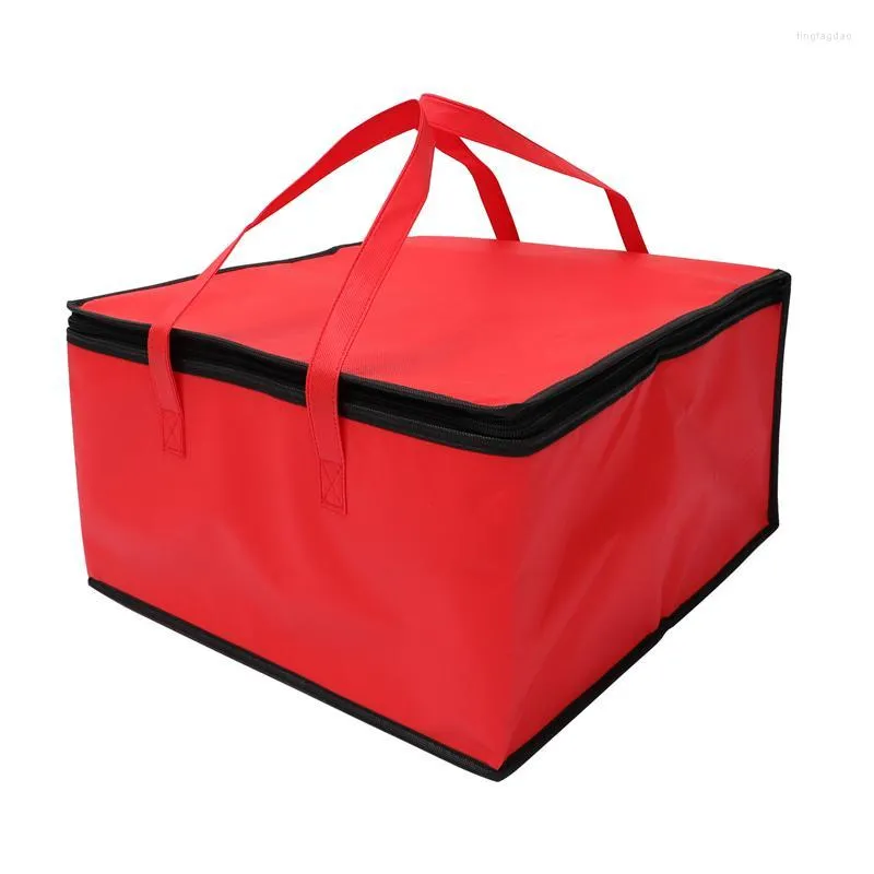 Dinnerware Sets Practical Delivery Bag Insulated Thermal Storage Portable Bento Foil Baking Cake Pizza Takeout Insulation