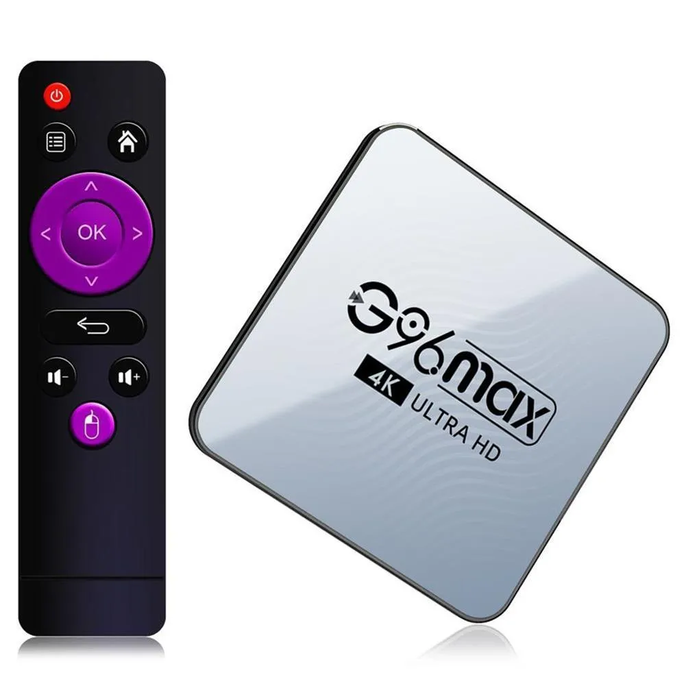 TV Box G96MAX RK3318 Android 12.0 Dual WiFi 4K o wysokiej rozdzielczości Bluetooth zagraniczny zestaw handlowy