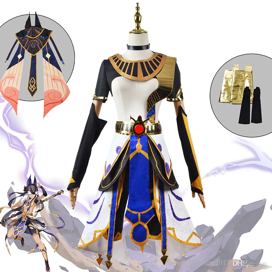 Anime kostuums genhin impact cyno cosplay kostuum outfits Halloween carnaval uniformen pruik