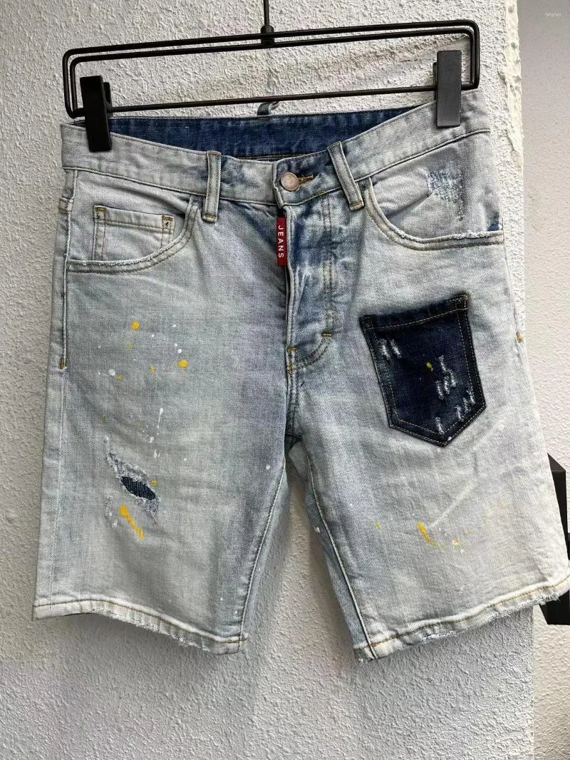 Jeans para hombre Moda Zc9699 Hombres 2023 Pasarela Diseño europeo de lujo Estilo de fiesta Ropa