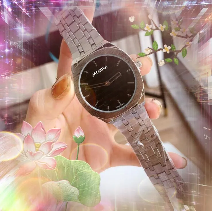 Full rostfritt st￥l kvarts mode kvinnors klockor 34mm bi kl￤nning designer titta grossist kvinnliga g￥vor auto datum klassisk aff￤r casual wristwatch montre de luxe