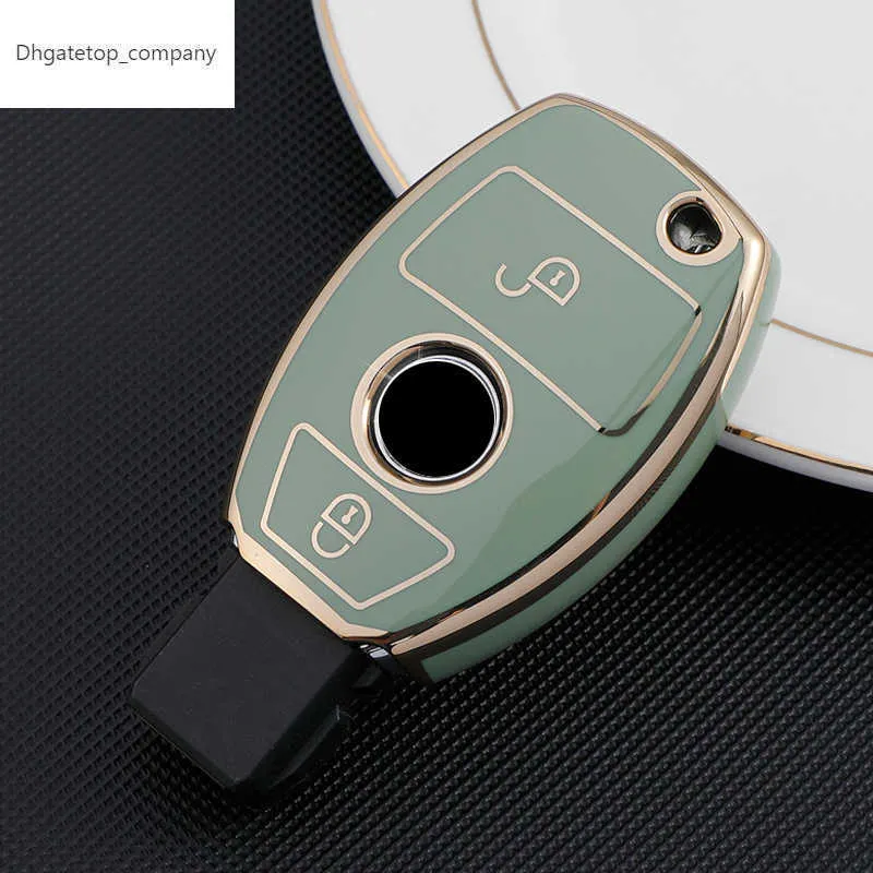 Fashion Tpu Car Remote Key Case Cover Shell For Mercedes Benz A C E S G Class Glc Cle Cla Glb - View #5