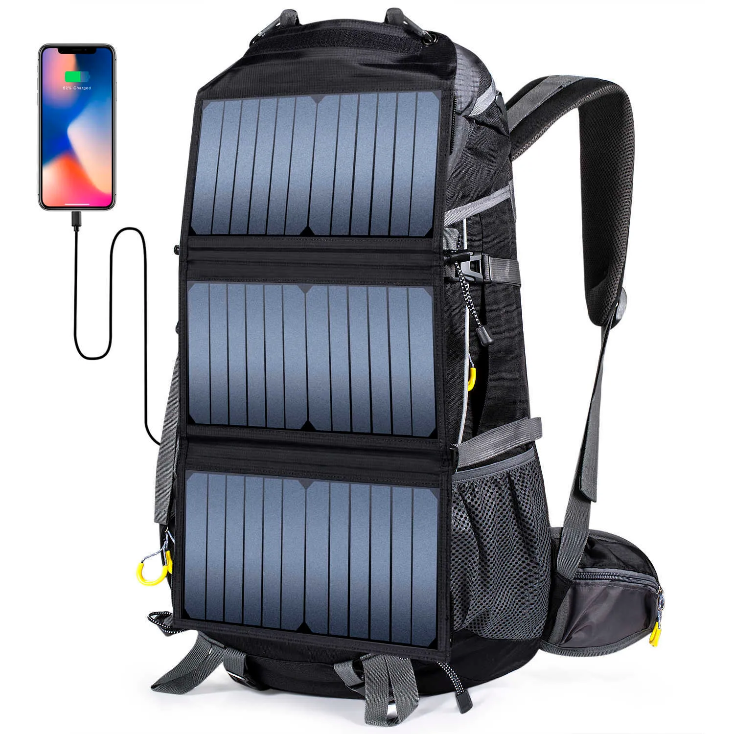 Waterproof solar backpack cheap
